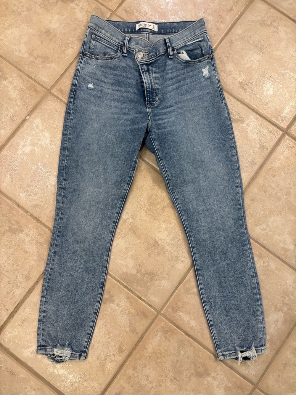 Abercrombie & Fitch Light Blue Skinny Jeans